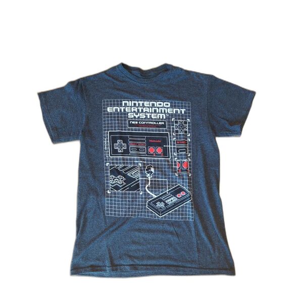 NES Nintendo Entertainment System T Shirt Mens Size Small Controller Licensed - Picture 1 of 5